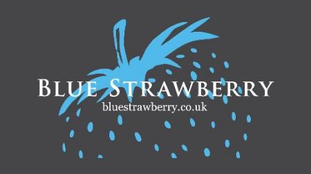 Blue Strawberry Logo